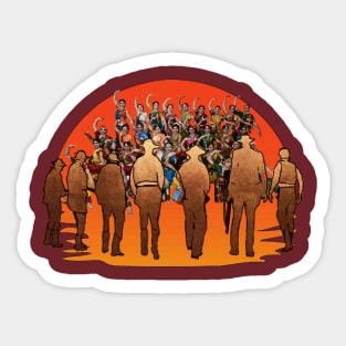 Cowboys and Indians Sticker